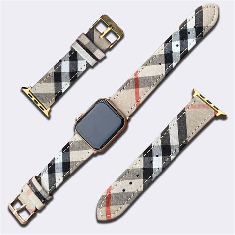 burberry ladies watch strap replacement|authentic Burberry apple watch band.